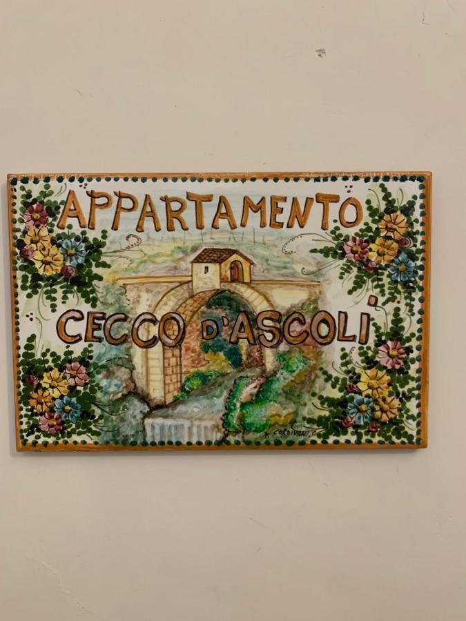 Appartamento Cecco D'Ascoli Ascoli Piceno Exterior photo
